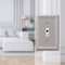 Amerelle Wall Plate, Number of Gangs: 1 Steel, Brushed Nickel Finish, Gray 149TBN - alternate 2